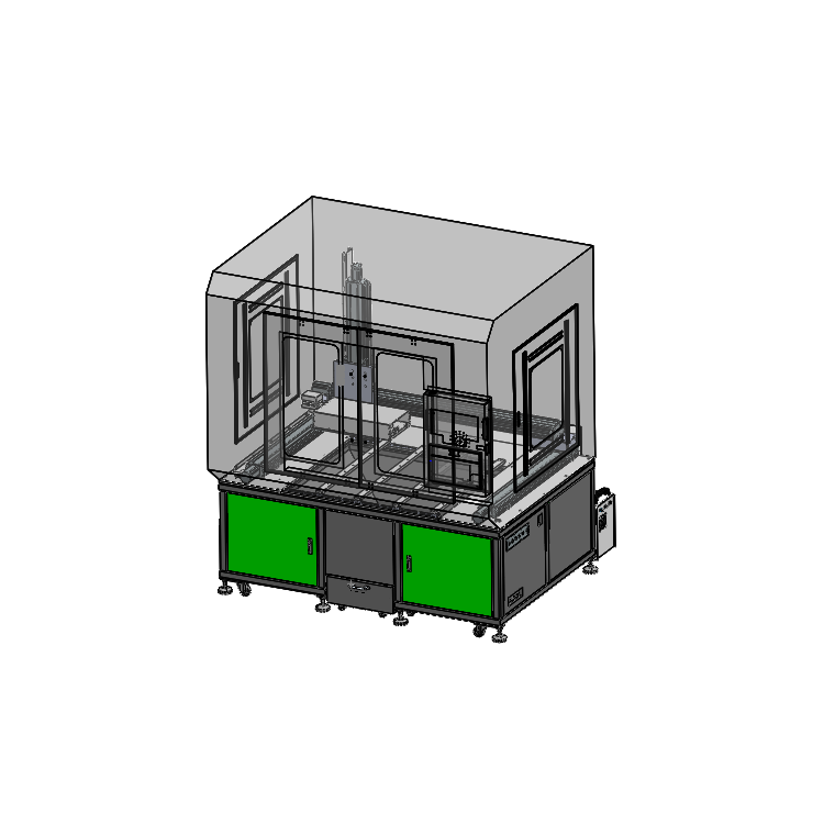 Enclosed Large Format Glass Laser Drilling Machine