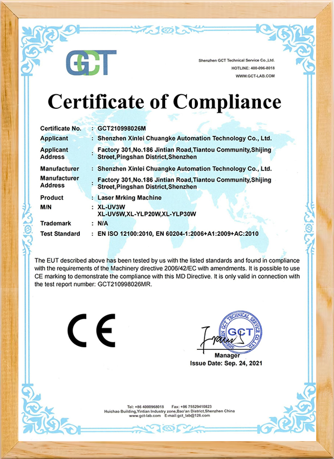 CE-Certificate